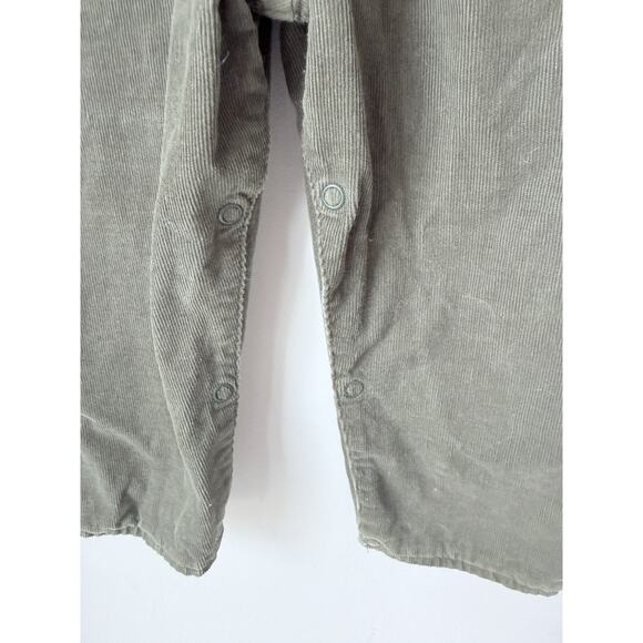 The Bailey Boys Reversible Overalls 3T 4T Fish Camp USA Green Courduroy - Picture 7 of 12